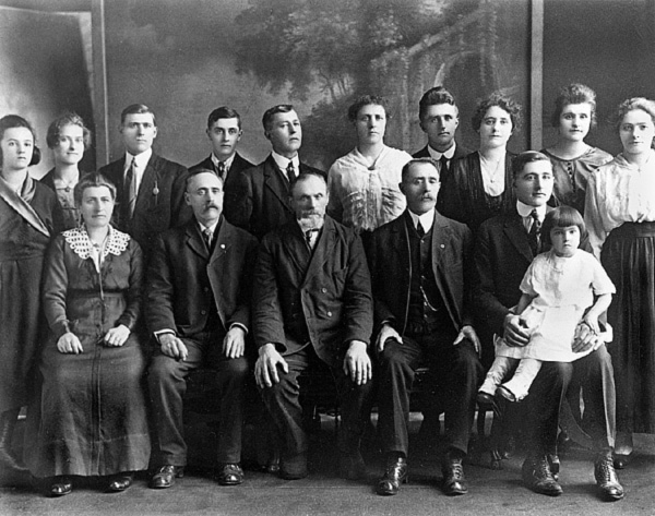 Attendees of John and Tina Levick's wedding.