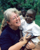 Margaret with baby Margaret.
